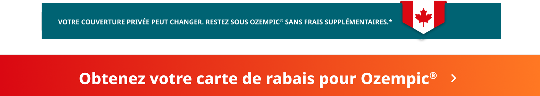Obtenez votre carte de rabais pour Ozempic